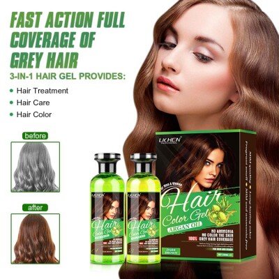 Lichen Hair Color Gel | Argan Oil Hair Color Gel 1000ml